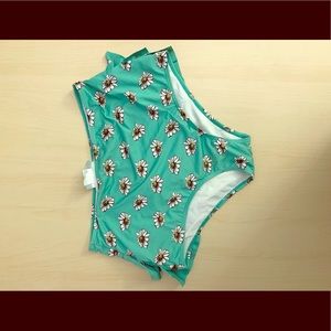 Modcloth Swim - High waisted ModCloth ruffle bikini bottom Modcloth Swim - High waisted ModCloth ruffle bikini bottom